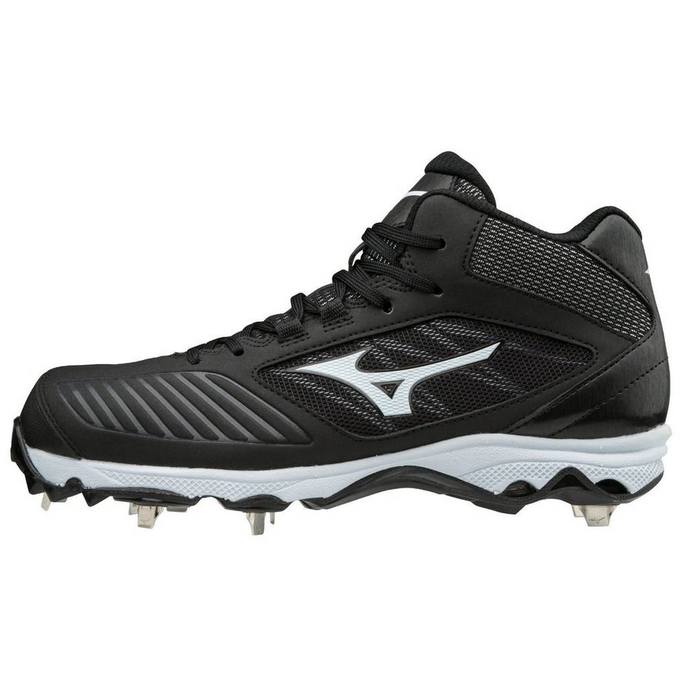 Zapatillas Sofbol Mizuno 9-Spike Advanced Sweep 4 Mid Metal Mujer Negras/Blancas Comprar QKGU-18302